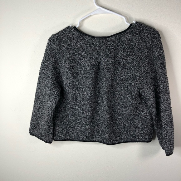 Ann Taylor Cropped Sweater with Piping - Picture 6 of 6